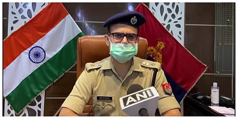 Senior Superintendent of Police (SSP) Rohit Singh Sajwan. (Photo | ANI UP Twitter)