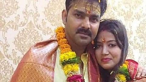 Bhojpuri film actor Pawan Singh's wife Jyoti Singh has accused him of causing mental harassment. (Photo | Twitter)