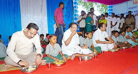 Millet mixed breakfast for Virudhunagar students