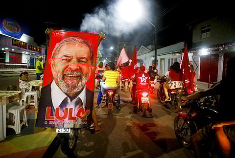 Supporters of former Brazilian President Luiz Inacio Lula da Silva celebrate after defeating incumbent Jair Bolsonaro to become the country's next president, Oct. 30, 2022. (Photo | AP)
