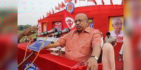 RSP leader TJ Chandrachoodan.(Photo | Facebook)