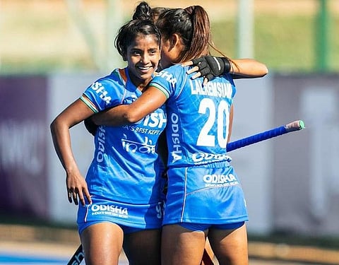 India forward Mumtaz Khan named as FIH Women's Rising Star of the Year. (Photo | Twitter)