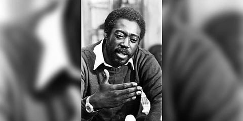 Playwright Charles Fuller appears at a news conference on April 14, 1982, in PhiladelphiA. (Photo | AP)