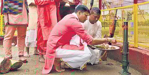 Gorkha Wahini of J'khand Armed Police observing Navratri tradition for over 100 years
