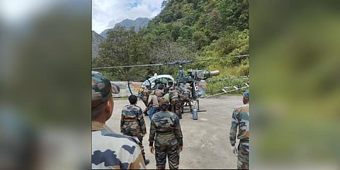 One of the pilots who was critically wounded succumbed to the injuries. (Photo | Kiren Rijiju Twitter)