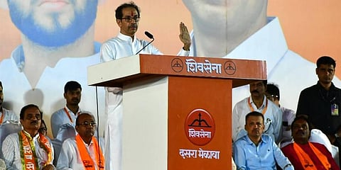 Stamp of 'traitor' will always remain, Uddhav Thackeray tells Shinde faction at Dussehra rally; slams BJP 