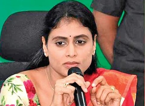 YSRTP president YS Sharmila