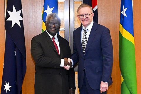 Australia and Solomon Islands discuss 'mutual security'