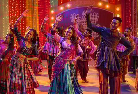 A still from the newly released 'Maja Ma' streaming on Prime Video.