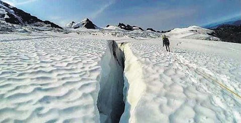 Mount Draupadi-ka-Danda-2, the site  of avalanche disaster in Bhatwari   tehsil of Uttarkashi district in Uttarakhand | DDMA Uttarkashi