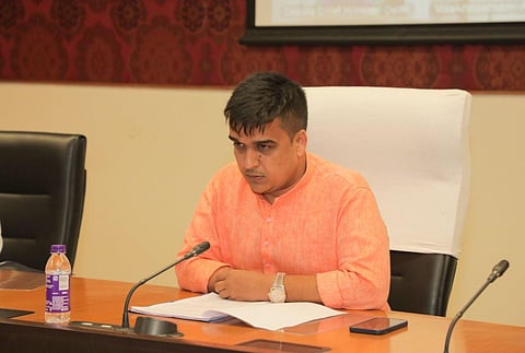 Gujarat State Home Minister Harsh Sanghavi. (Photo | Twitter)