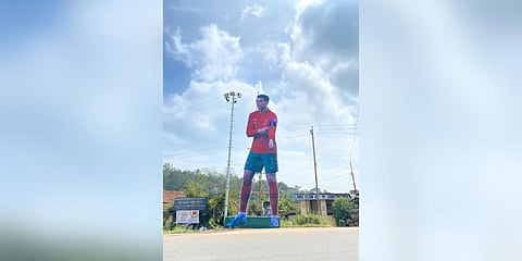 With 30-feet tall Ronaldo on their side, football enthusiasts in Kodagu demand ground and more