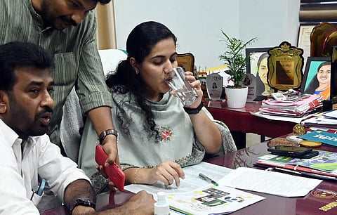 Thiruvananthapuram Mayor S Arya Rajendran. (Photo | Vincent Pulickal, EPS)