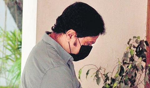 Actor Dileep appearing before special investigation team for interrogation at Aluva Police Club| A Sanesh