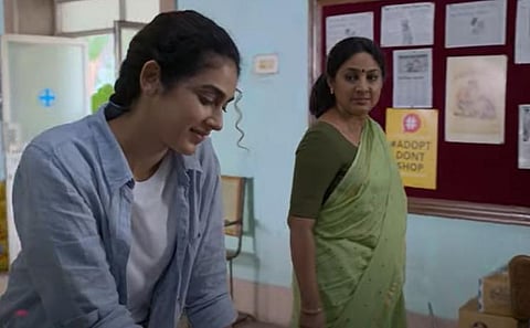 A screengrab from the teaser of Deepthi Ganta's 'Meet Cute'