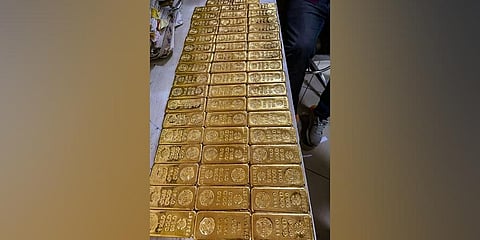 Customs sleuths at the Mumbai airport on Sunday claimed that 61 kg of gold worth Rs 32 crore were seized in different operations in a day, the highest single-day seizure at the airport. (Photo | PTI)