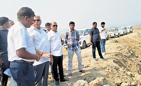 Irrigation Minister Ambati Rambabu visiting Polavaram project site on Sunday | express