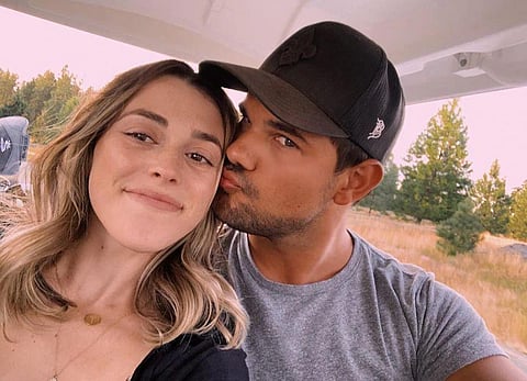 Tay Dome and Taylor Lautner. (Photo | Tay Dome Instagram)