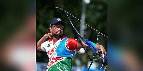 Bangladeshi star archer Ruman Shana. (Photo Ruman Shana Twitter)