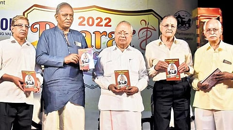The event saw the launch of two books ‘Sri Seshadri Swamigal’ and ‘Mother Earth’ by Nalli Kuppuswami Chetty | P Jawahar