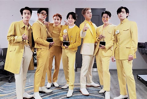 K-pop superband BTS. (File photo | BTS Twitter)