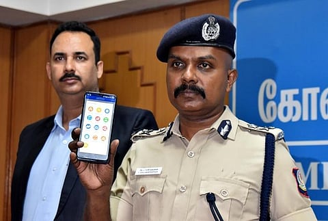 Coimbatore police unveils mobile app for real time traffic info