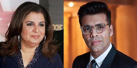 Filmmakers Karan Johar and Farah Khan