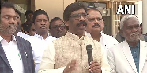 CM Hemant Soren. (Photo | ANI)