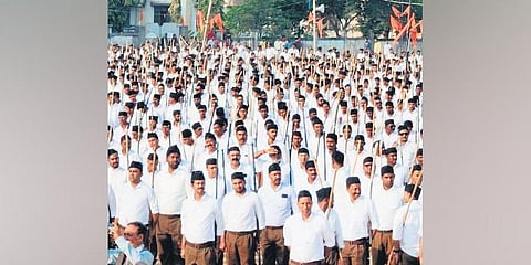 RSS march. (Photo | EPS)