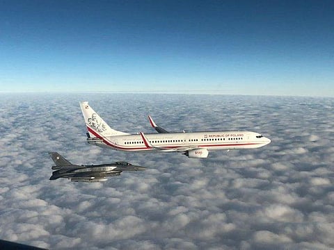 FIFA World Cup: Fighter jets escort Poland football team on its way to Qatar
