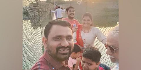 A selfie by the Mehta family taken atop a bridge in Morbi that snapped in half minutes later.