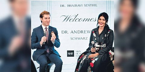 Dr Andrew Christie-Schwarz and Dr Bhairavi Senthil