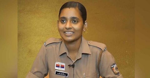 M R Ramya. (Photo | Twitter/Kerala Police)