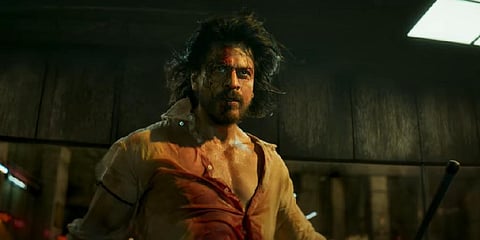 Shah Rukh Khan in Siddharth Anand's 'Pathaan' (Photo | YouTube Screengrab)