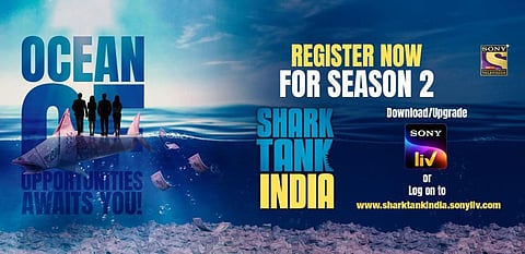 Poster of the upcoming season of 'Shark Tank India'. (Photo | Shark Tank India Twitter)