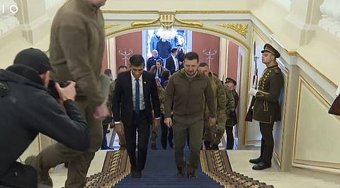 Sunak says UK will support Kyiv 'until Ukraine has won'