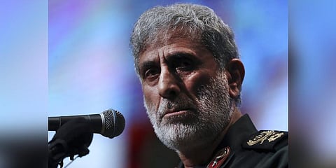 General Esmail Ghaani, head of Iran's expeditionary Quds Force (File Photo | AP)