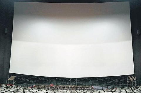 The sixth auditorium of Prasads Multiplex in Hyderabad will have a 101.6ft wide and 64ft tall screen
