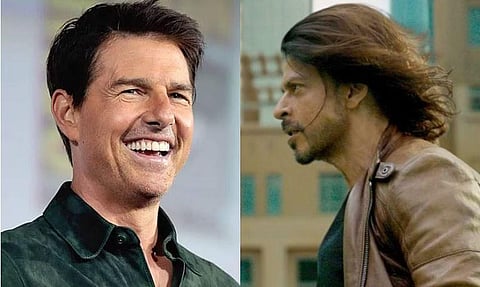Hollywood star Tom Cruise and Superstar Shah Rukh Khan