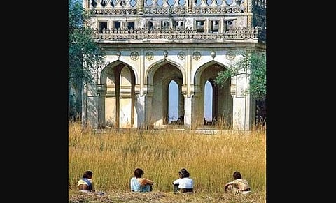 One of the photographs on display