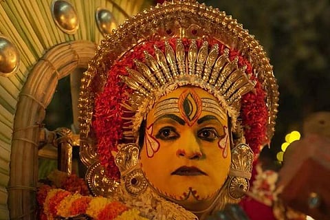 A still from Kantara's Varaha Roopam. (Photo | YouTube screengrab)