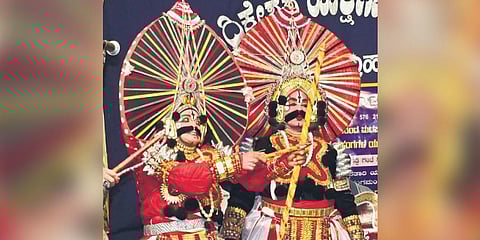 Yakshagana show: Old memories in art