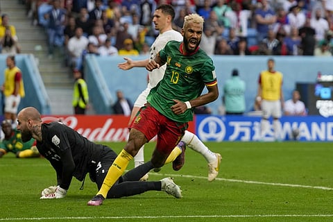 Cameroon forward Eric Maxim Choupo-Moting  scored a stunning goal against Serbia in the FIFA World Cup 2022 in Qatar.