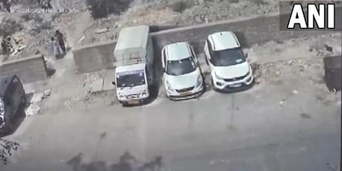 CCTV visuals confirmed by police. (Video screengrab| ANI Twitter)