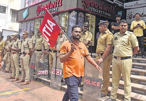A protester in Kochi | FILE PIC