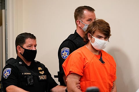 Payton Gendron is led into the courtroom for a hearing at Erie County Court in Buffalo, N.Y., on May 19, 2022. (File Photo | AP)