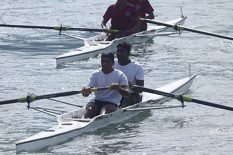 The the three-day Rising Sun Water Fest 2022 being organised at Umiam Lake.(Photo | EPS)