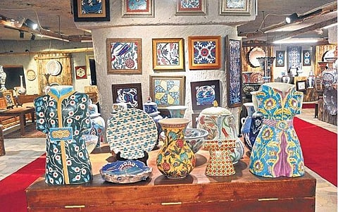 ​  Turkish ceramics on display  ​