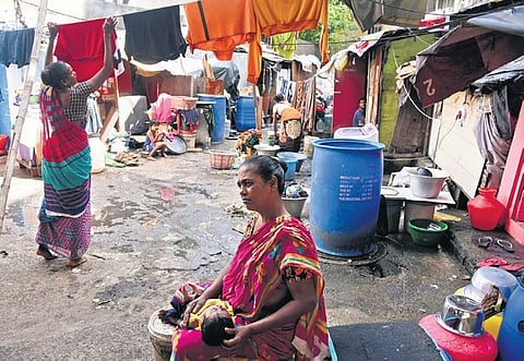 Privacy, safety and toilets are a luxury for 400 residents of Kannappar Thidal  | r satish babu