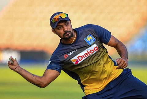 Sri Lankan cricketer Danushka Gunathilaka. (Photo | AFP)